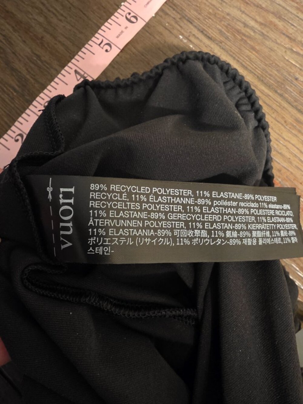Vuori Villa Everyday Wide Leg Pants Black Large NWOT - Picture 10 of 13